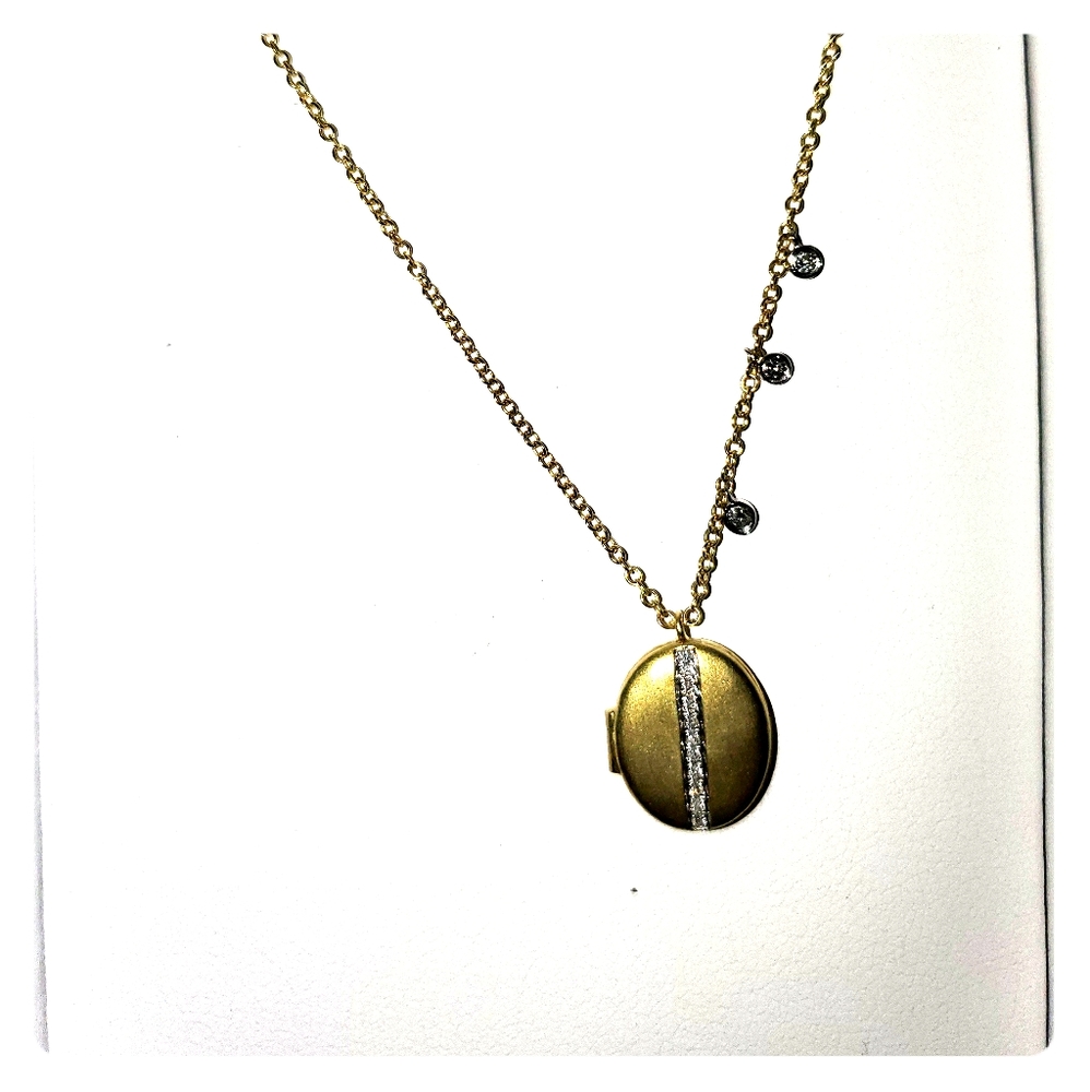 Meira T Charm Locket Necklace